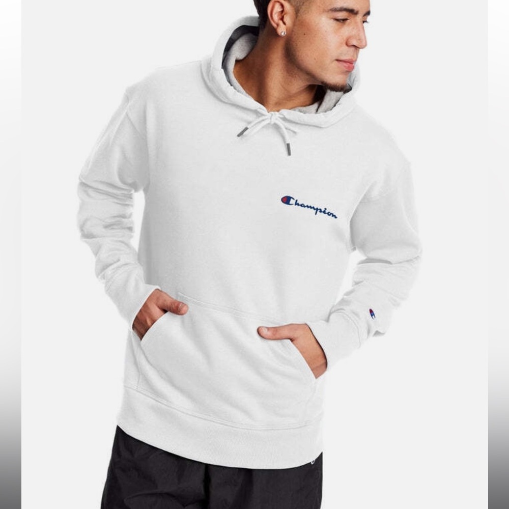 NWT Champion Power Blend White Hoodie Size XL